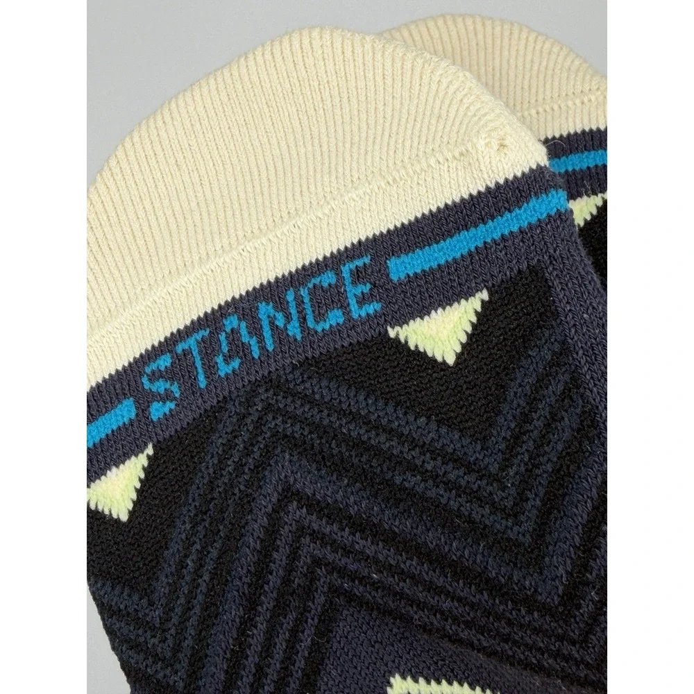 Stance Casual Crew Socks Multicolored Chevron Striped Men's Large NWT AS56C24WAV